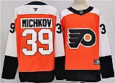 Men's Philadelphia Flyers #39 Matvei Michkov Orange 2024 Stitched Jersey